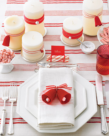 Christmas Table Decoration Ideas on Christmas Better Than Red And White And Candy Canes  This Simple Table